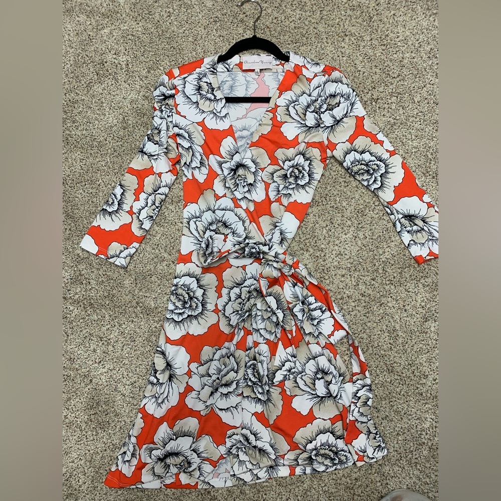 Floral Wrap Dress